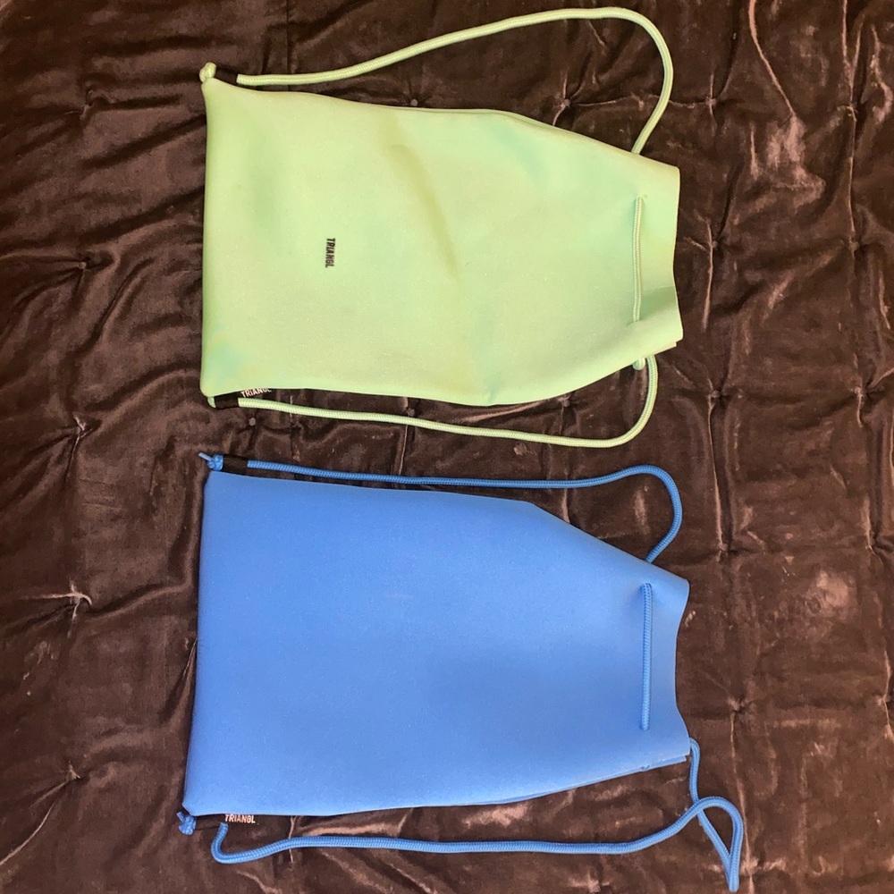 Triangl bags as a set piece